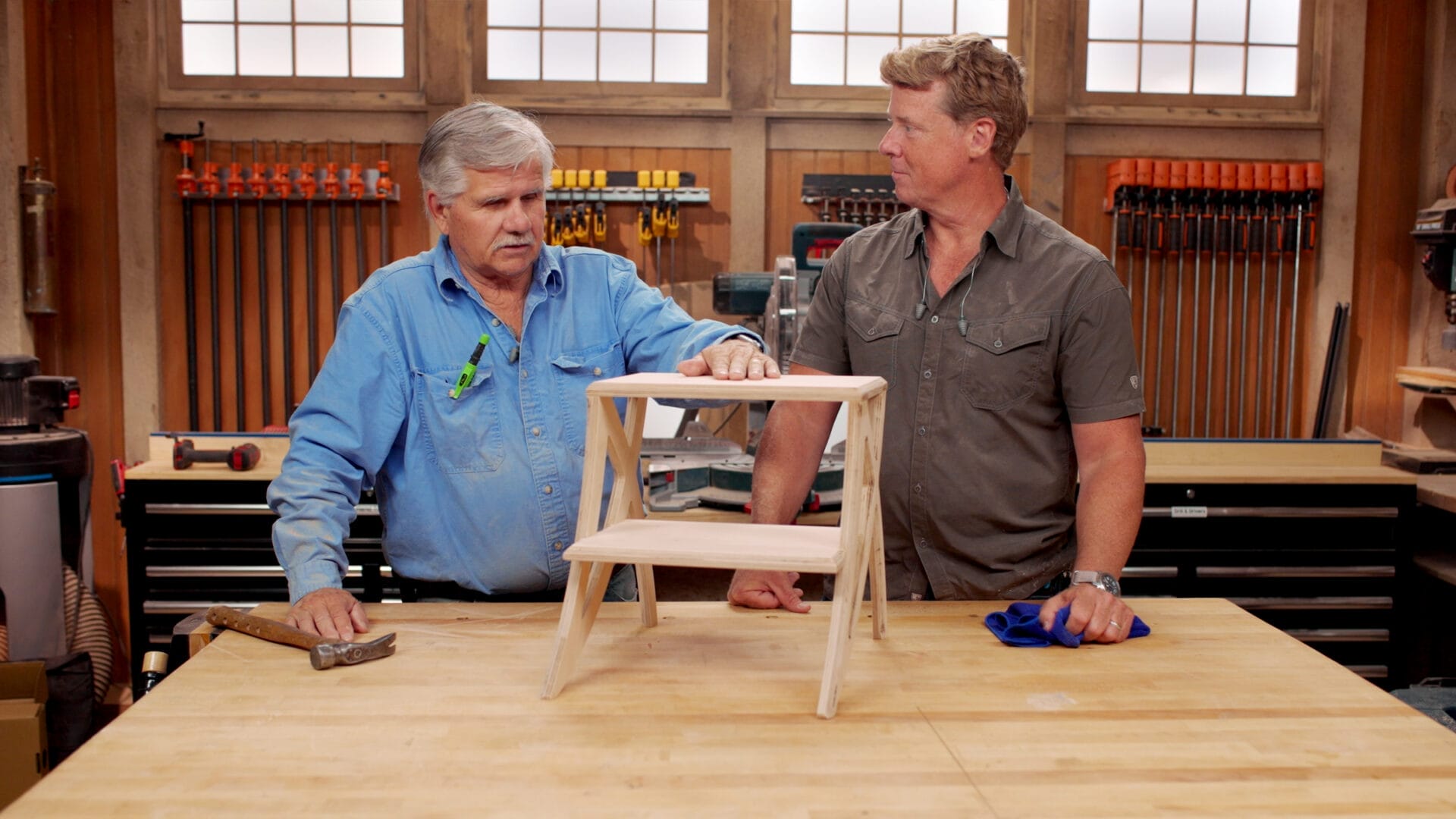 S23 E13: Tom Silva builds a toddler step stool with a CNC router with Kevin O'Connor