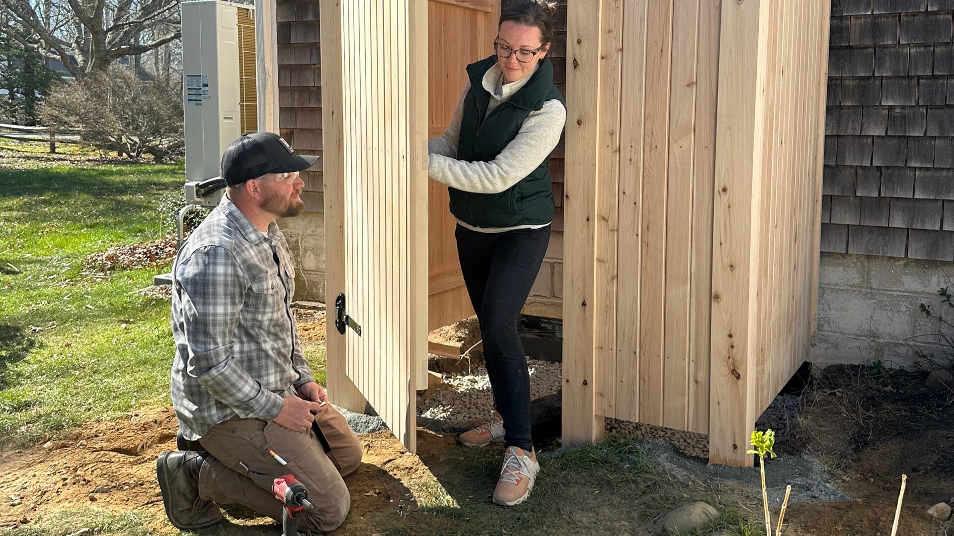 S23 E17: Nathan Gilbert builds an outdoor shower enclosure