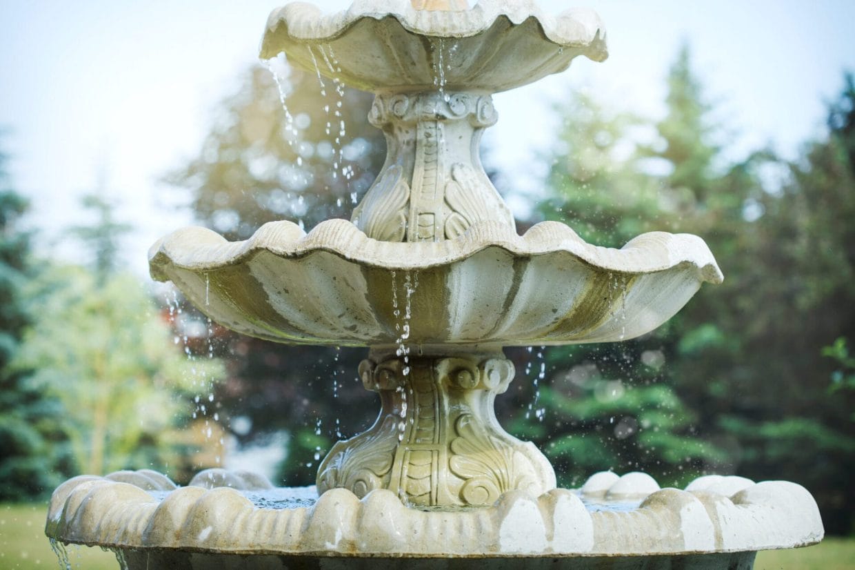 How To Clean and Maintain Your Outdoor Fountain