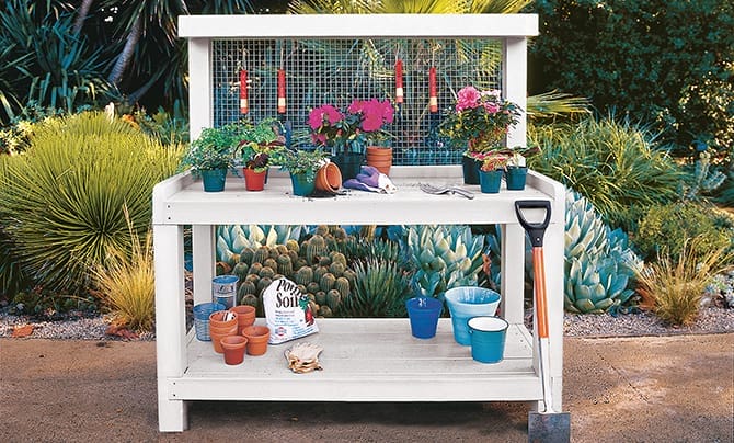 How To Build a Potting Bench