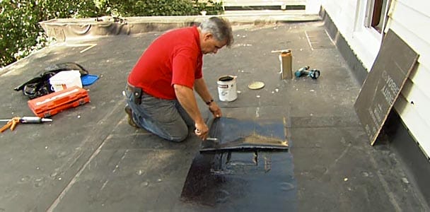 How To Patch a Leaking Rubber Roof