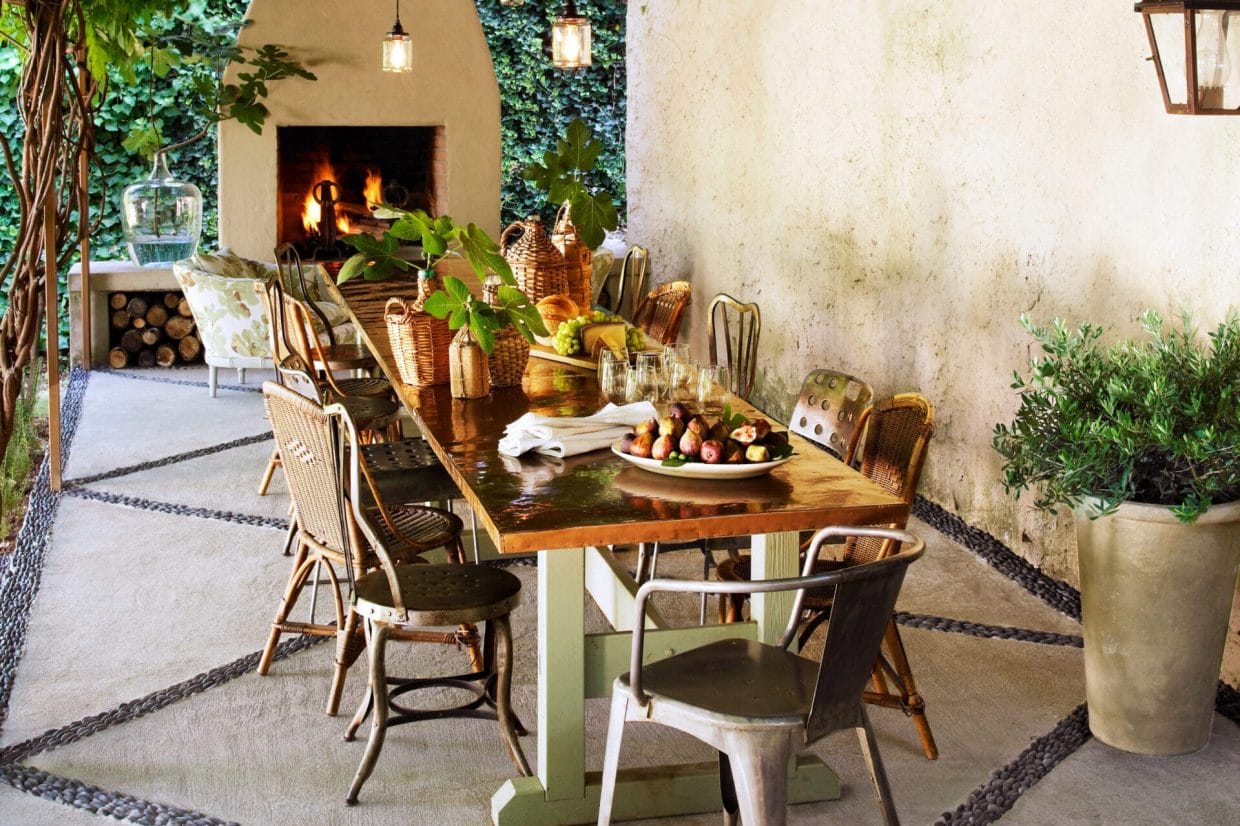How to Create a Tuscan Style Outdoor Room